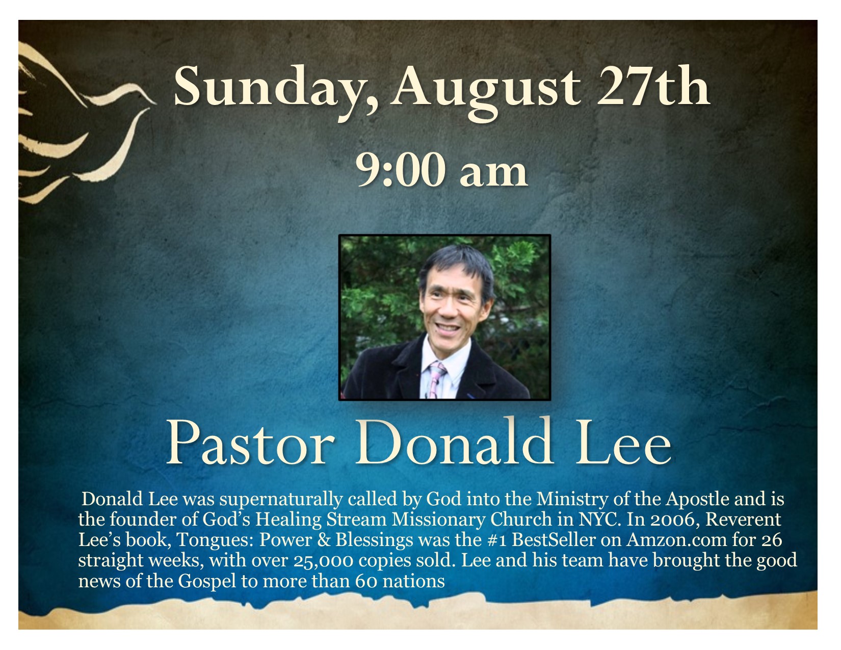 Pastor Donald Lee