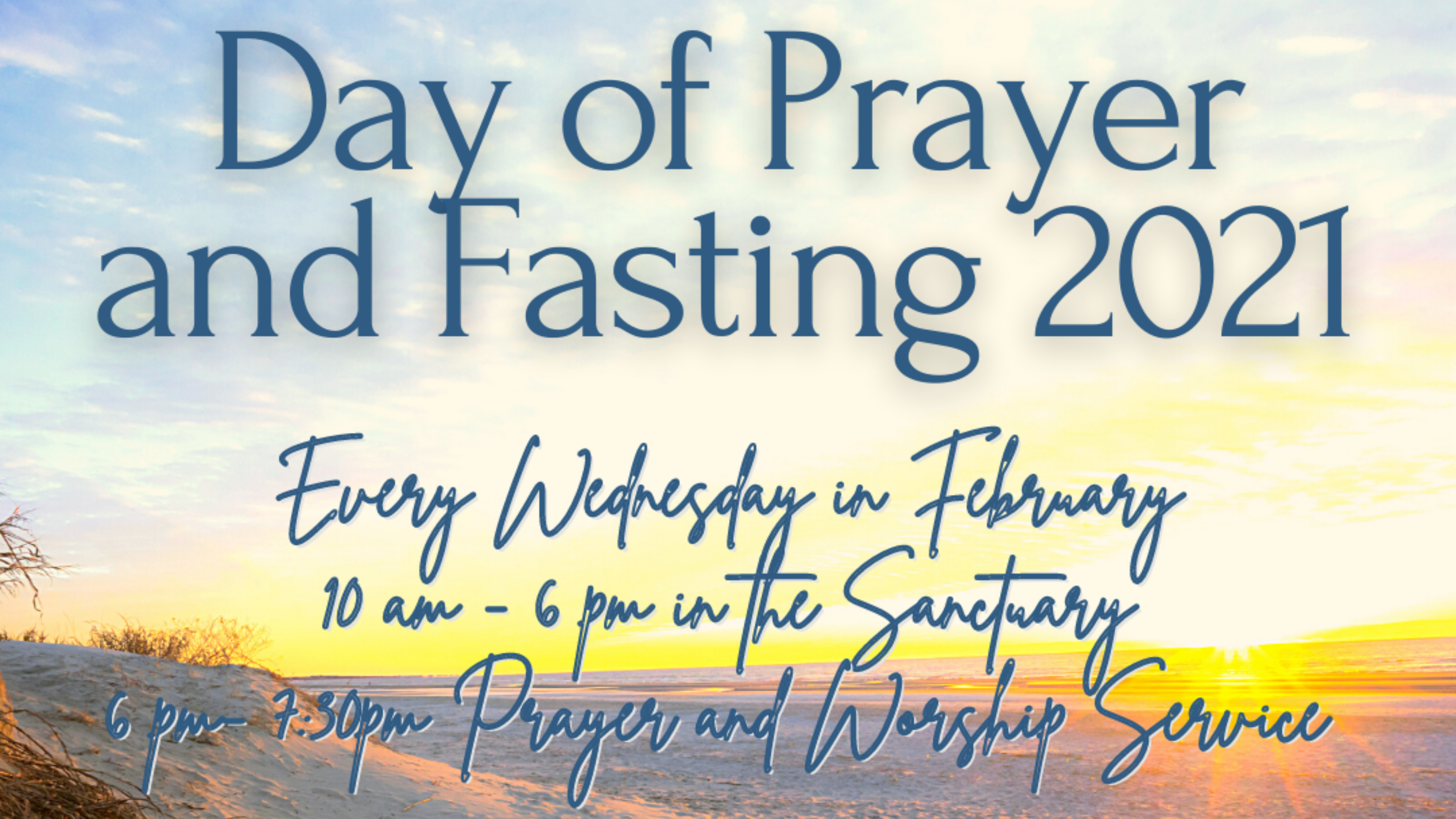 Feb Prayer & Fasting