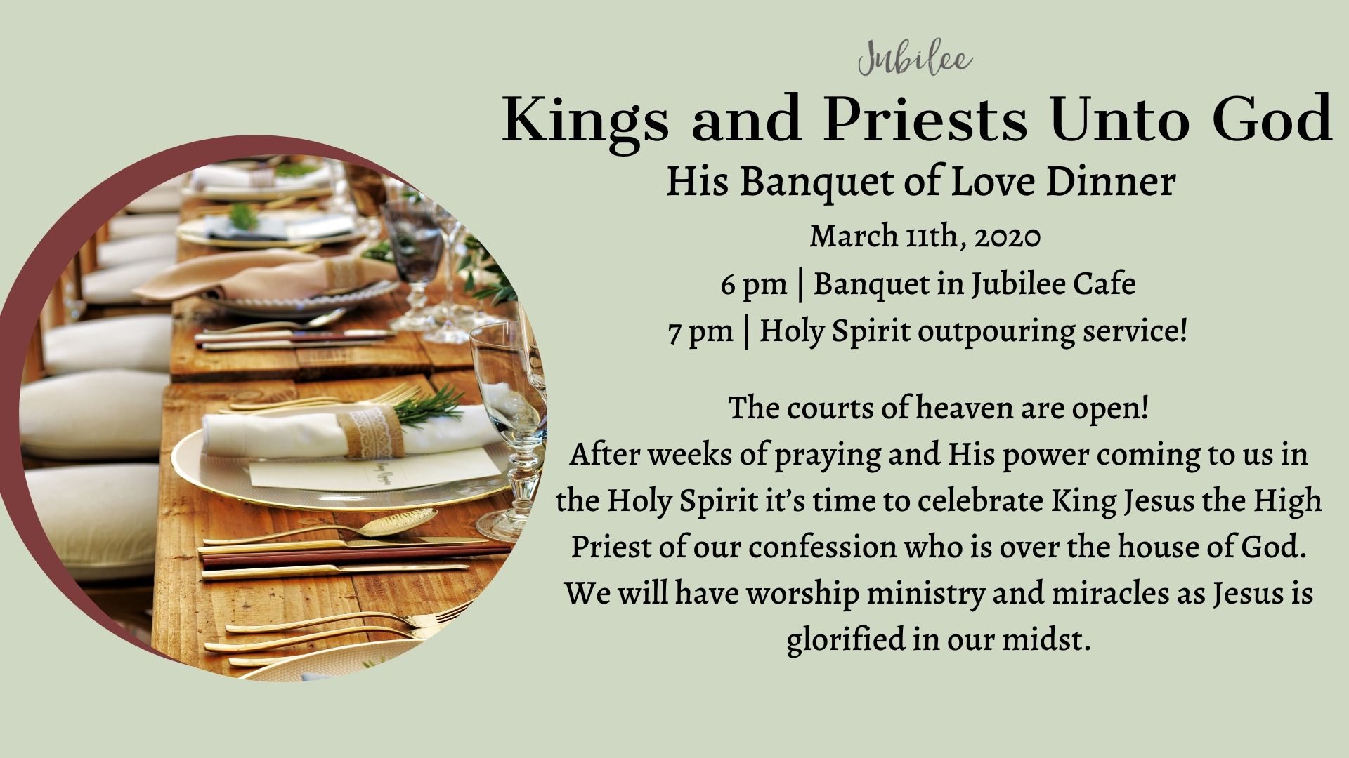 Kings and Priests – Banquet of Love