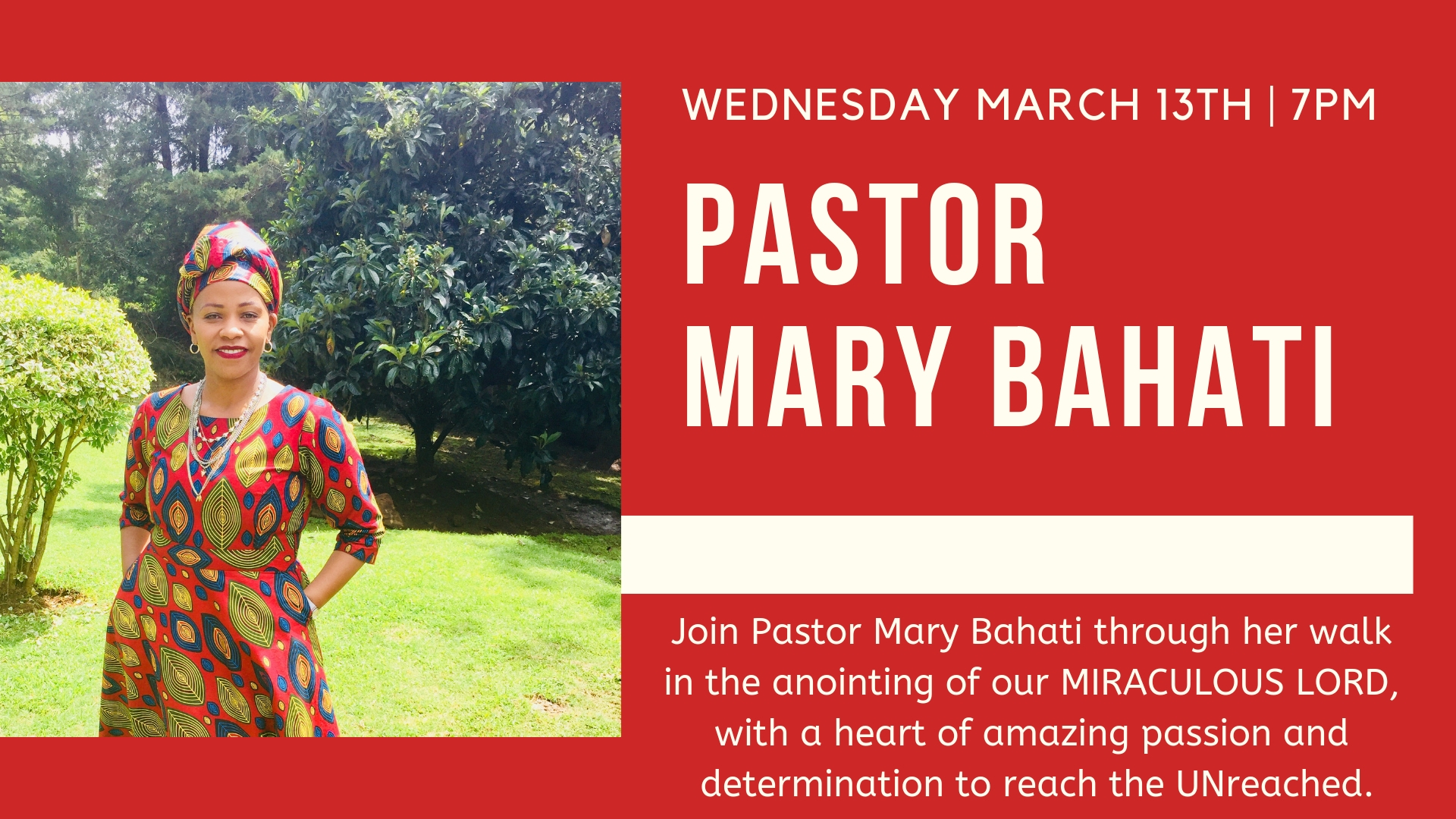 Pastor Mary Bahati