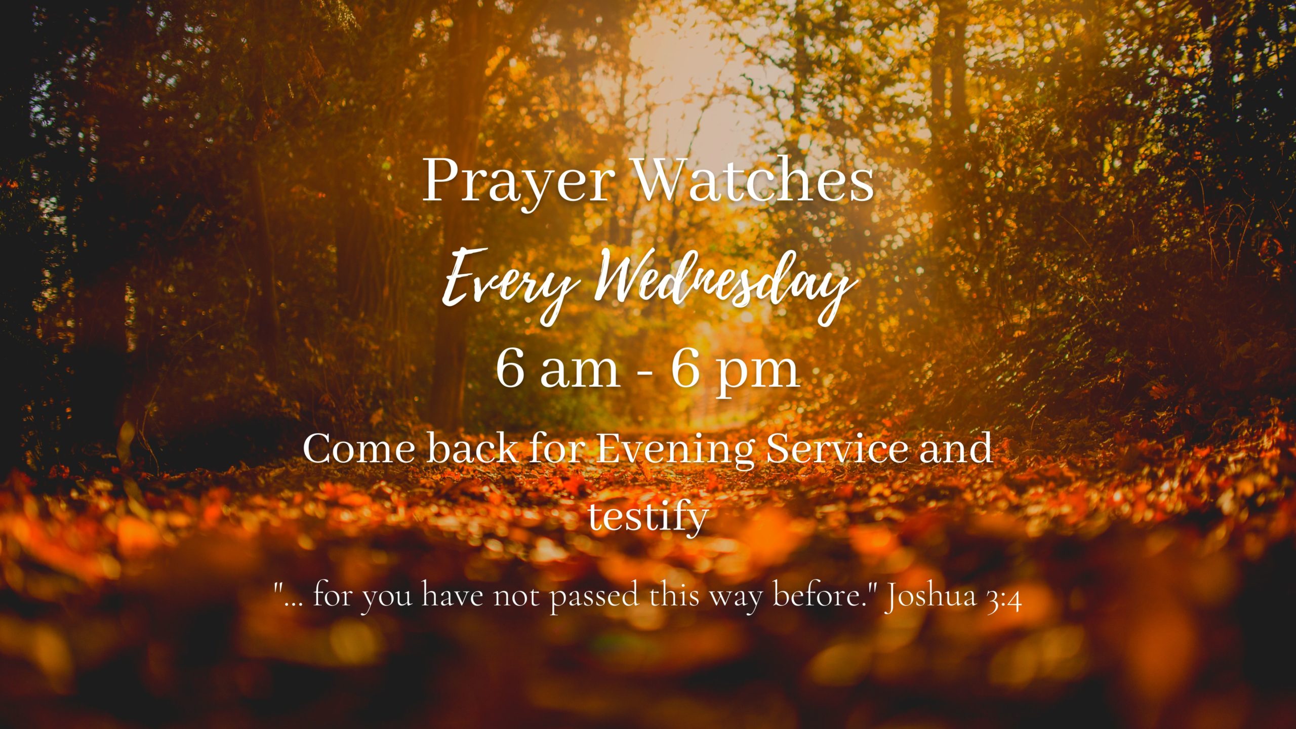 Prayer Watches