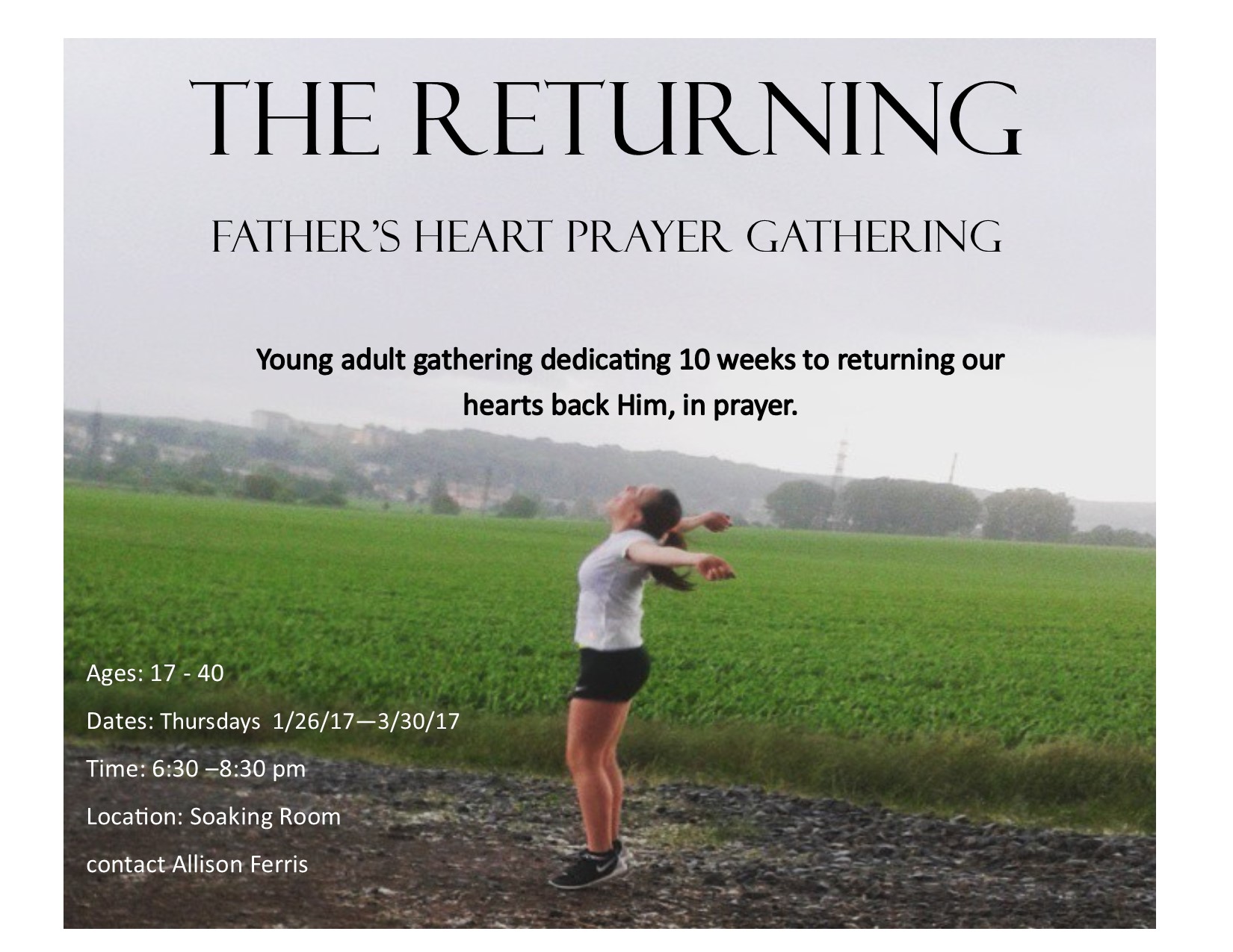 The Returning – Young Adult Prayer Gatherings