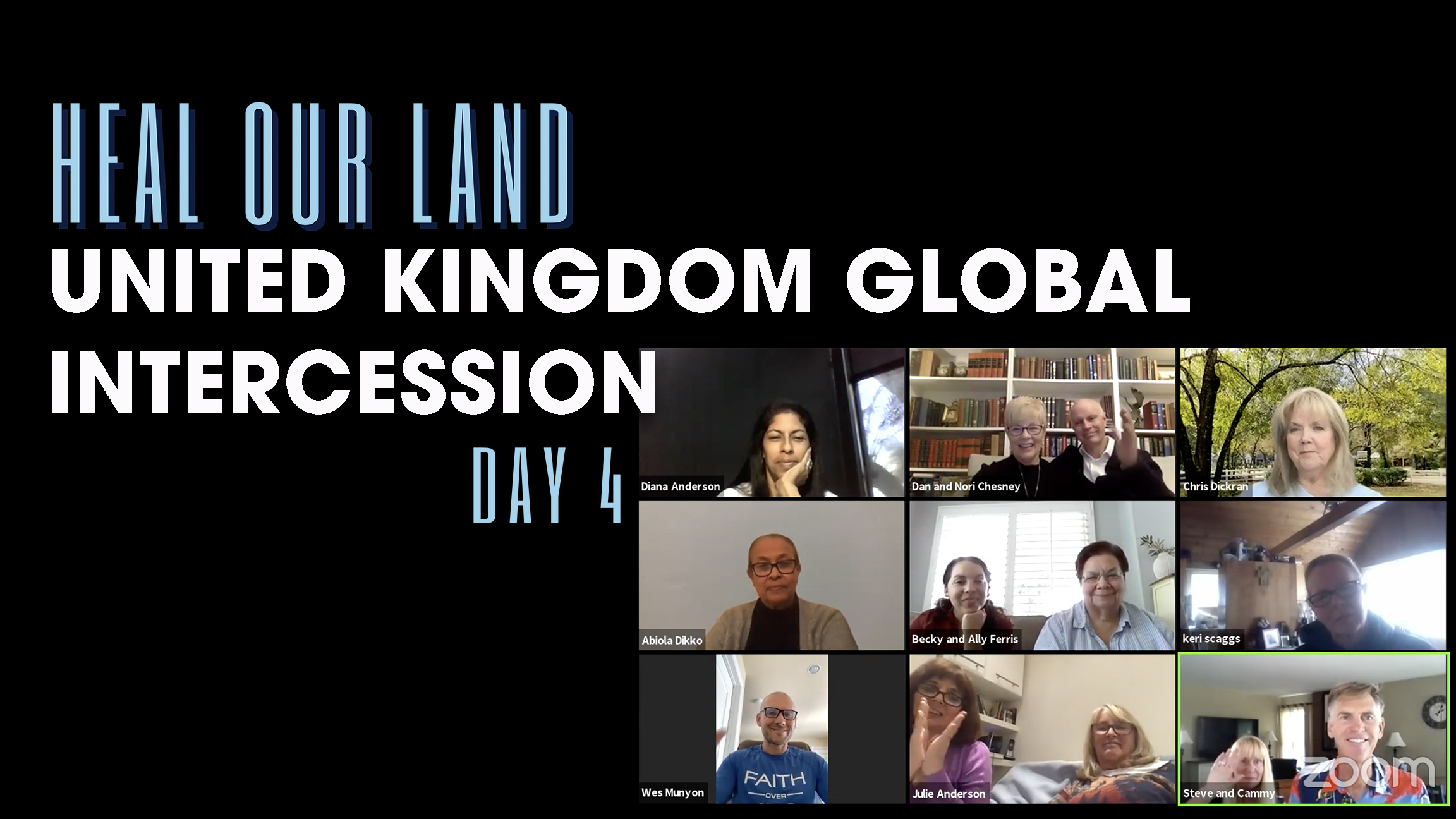 Heal Our Land – Day 4: UK Global Intercession