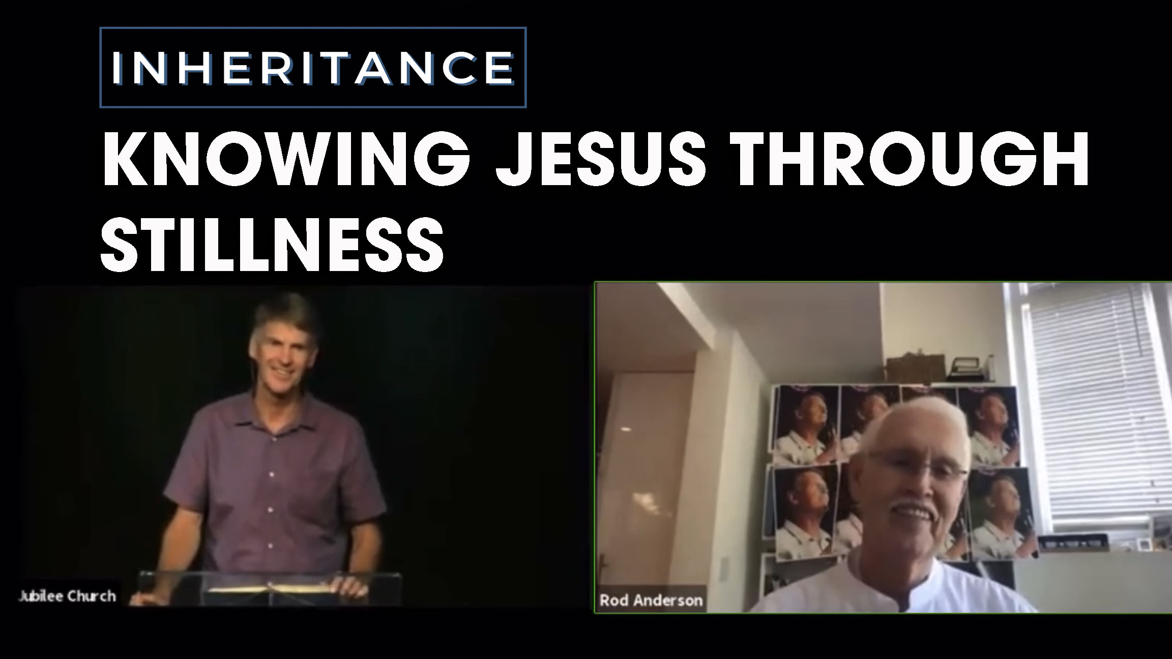 Knowing Jesus through Stillness