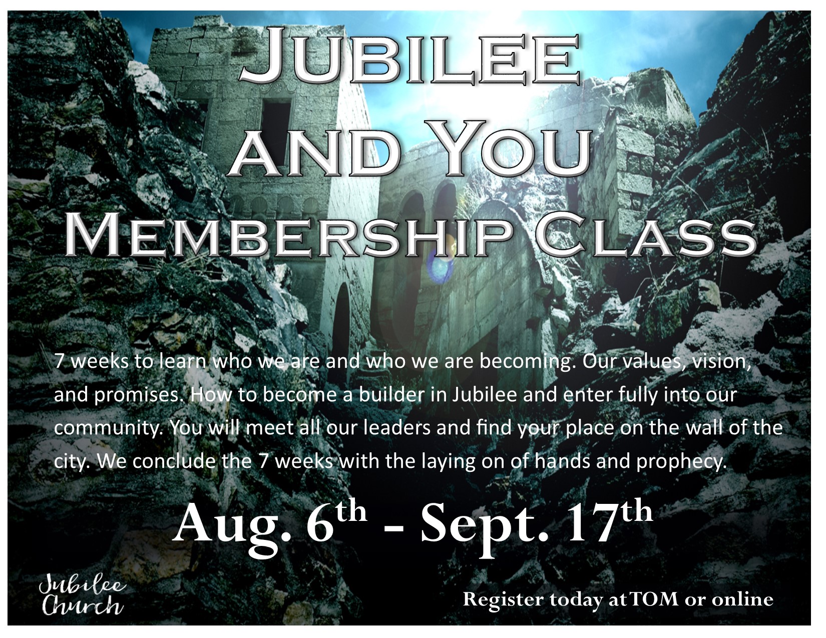 Jubilee Membership Class